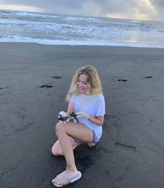 voluntaria en costa rica