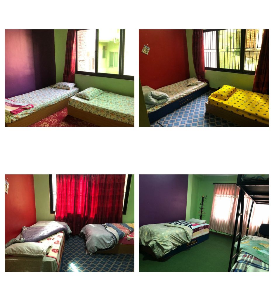 Voluntariado en nepal - habitaciones