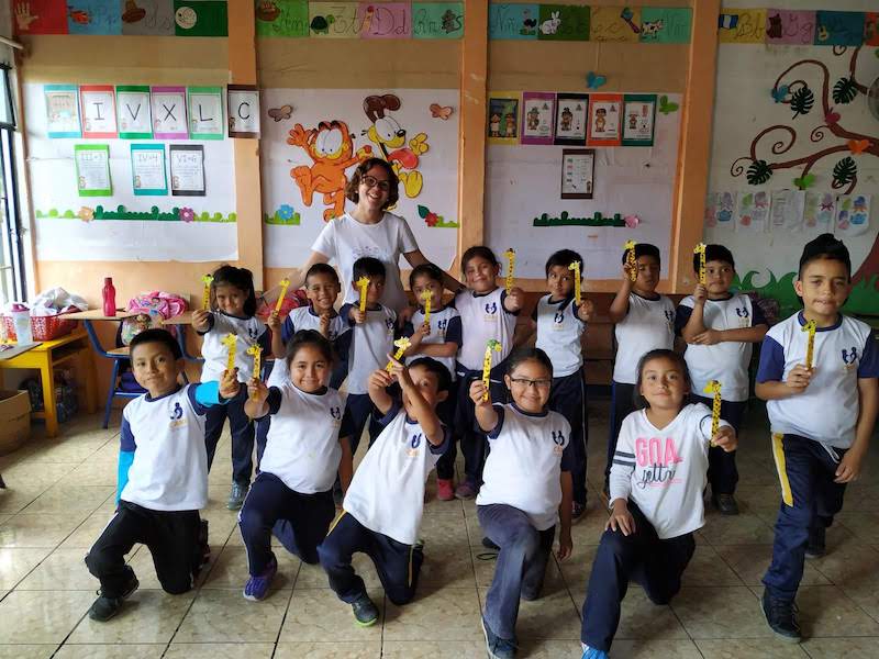 voluntariado con niños en guatemala