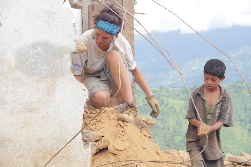 Voluntariado de construcción en Nepal